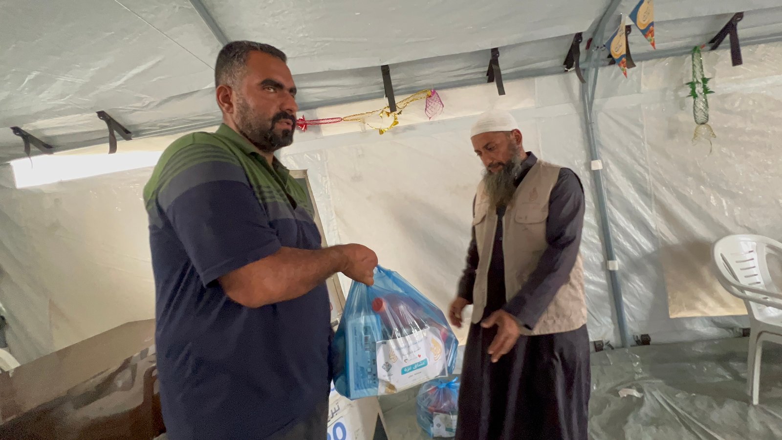 مشروع توزيع سلة الخير الرمضانية